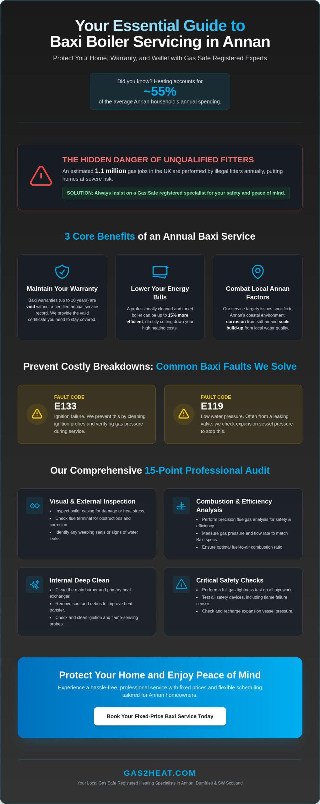 Baxi Boiler Service Annan: Expert Local Maintenance for 2026