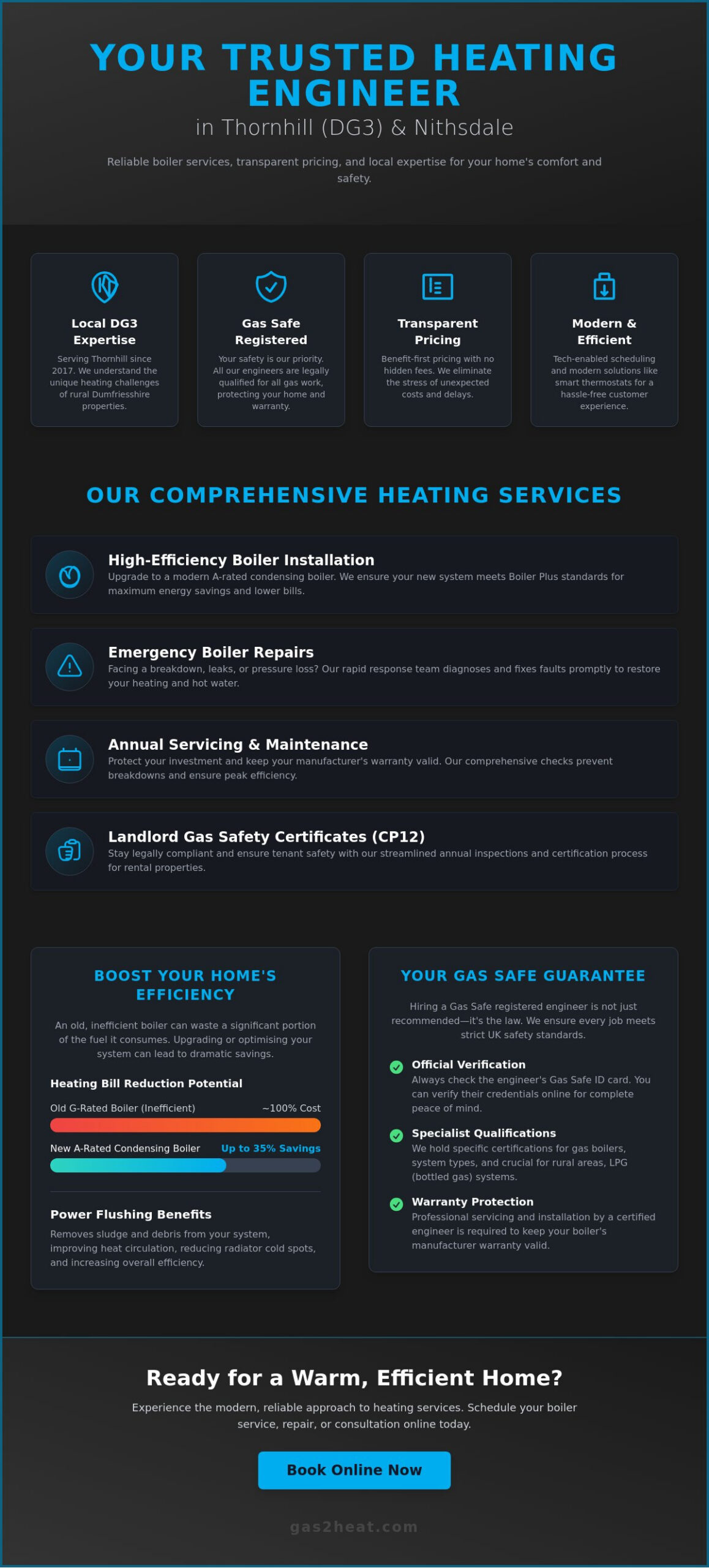 Reliable Heating Engineer in Thornhill: Expert Boiler & Gas Services for 2026