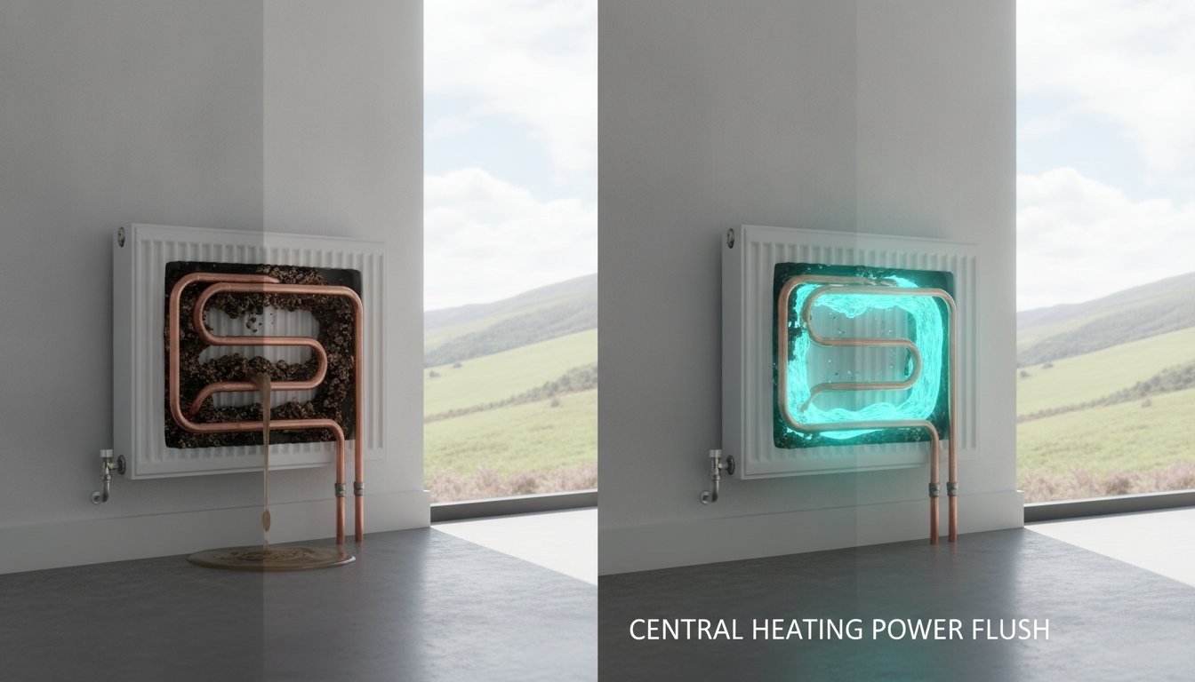 What is a System Power Flush? A Homeowner’s Guide to Heating Efficiency