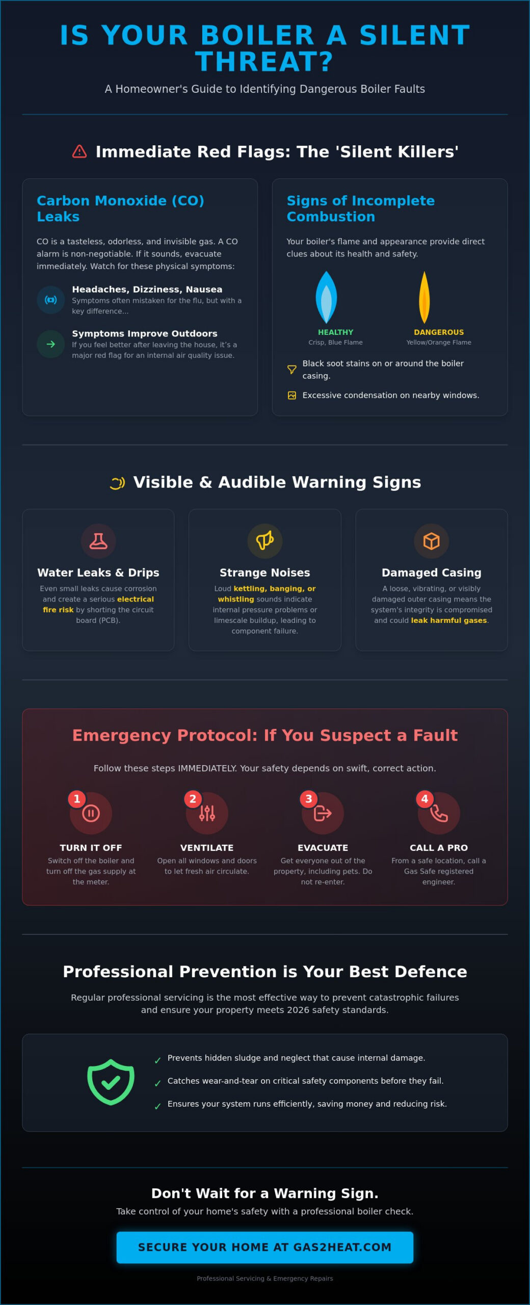 7 Critical Signs Your Boiler Is Dangerous: A 2026 Safety Guide for Homeowners