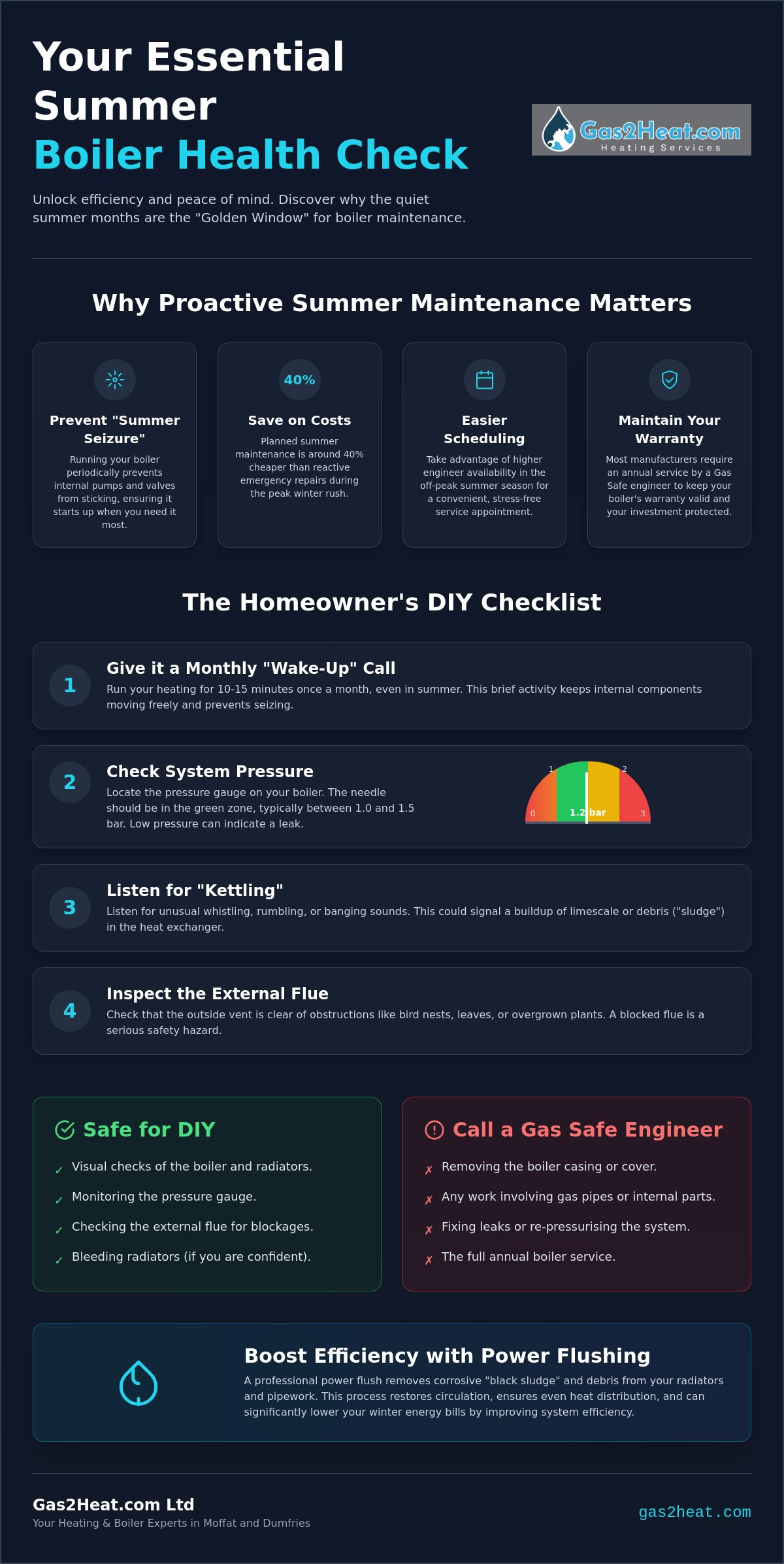 Summer Boiler Maintenance Checklist 2026: Prepare Your Home in SW Scotland